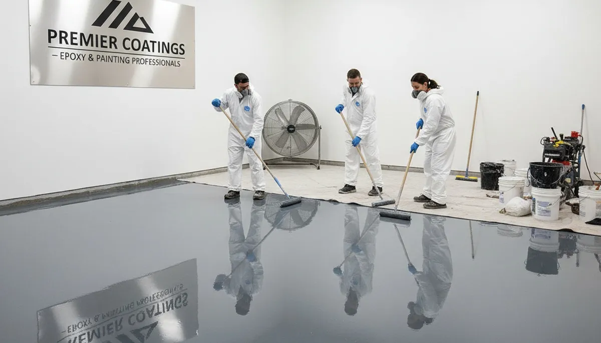 Professional epoxy garage floor coating in Loveland, CO for durable residential surfaces